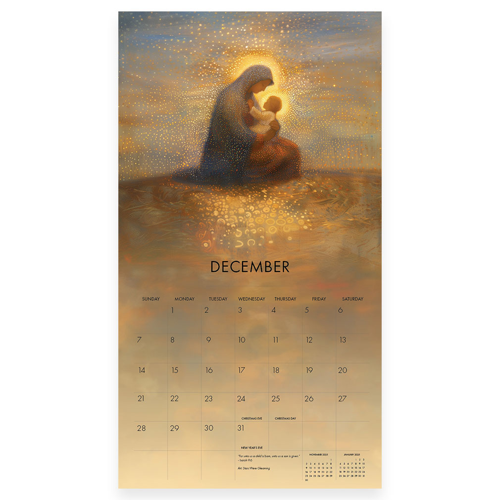 How Great Thou Art 2025 Calendar | LDS Wall Calendar